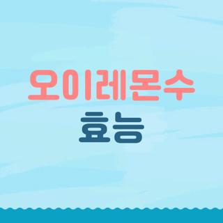 오이레몬수 효능